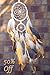 INCENSELABS Double Handmade Dream Catcher, Two Circles, one Measures 4.5” and The Other one is 2”; Followed by a 20 to 22-inch Feather String