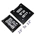 SNANSHI SSD Tray, 2.5 inch SSD HDD to 3.5 inch Metal Mounting Adapter Bracket Hard Drive Holder with 2 pcs 18 Inch SATA III 6.0 Gbps Cable