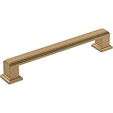 Amerock | Cabinet Pull | Champagne Bronze | 5-1/16 inch (128 mm) Center-to-Center | Appoint | 1 Pack | Drawer Pull | Cabinet 