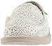 Sanuk Women's Donna Crochet Loafer Flat, White/Oatmeal, 07 M US