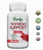 Thyroid Support Supplement & Energy Vitamins: Thyroid Complex & Metabolism Booster With Iodine & B12