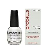 Probelle Ultra High Gloss Top Coat Sealer, Clear, .5 Fluid Ounce
