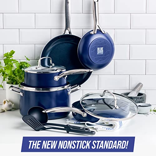 Blue Diamond Cookware Diamond Infused Ceramic Nonstick 10 Piece