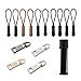 15 Pack Zipper Pulls Strong Nylon Rubber No Slip Textured Gripper Pull to Fit Any Zipper Materials -Zipper Fixer Repair Pull Tab