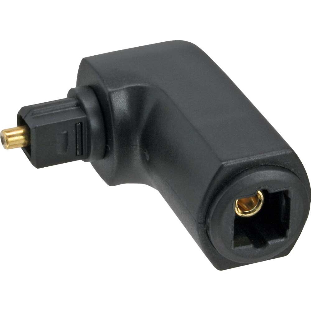 InLine 89900B OPTO Audio Adaptor Toslink Female/Male 90° Angled