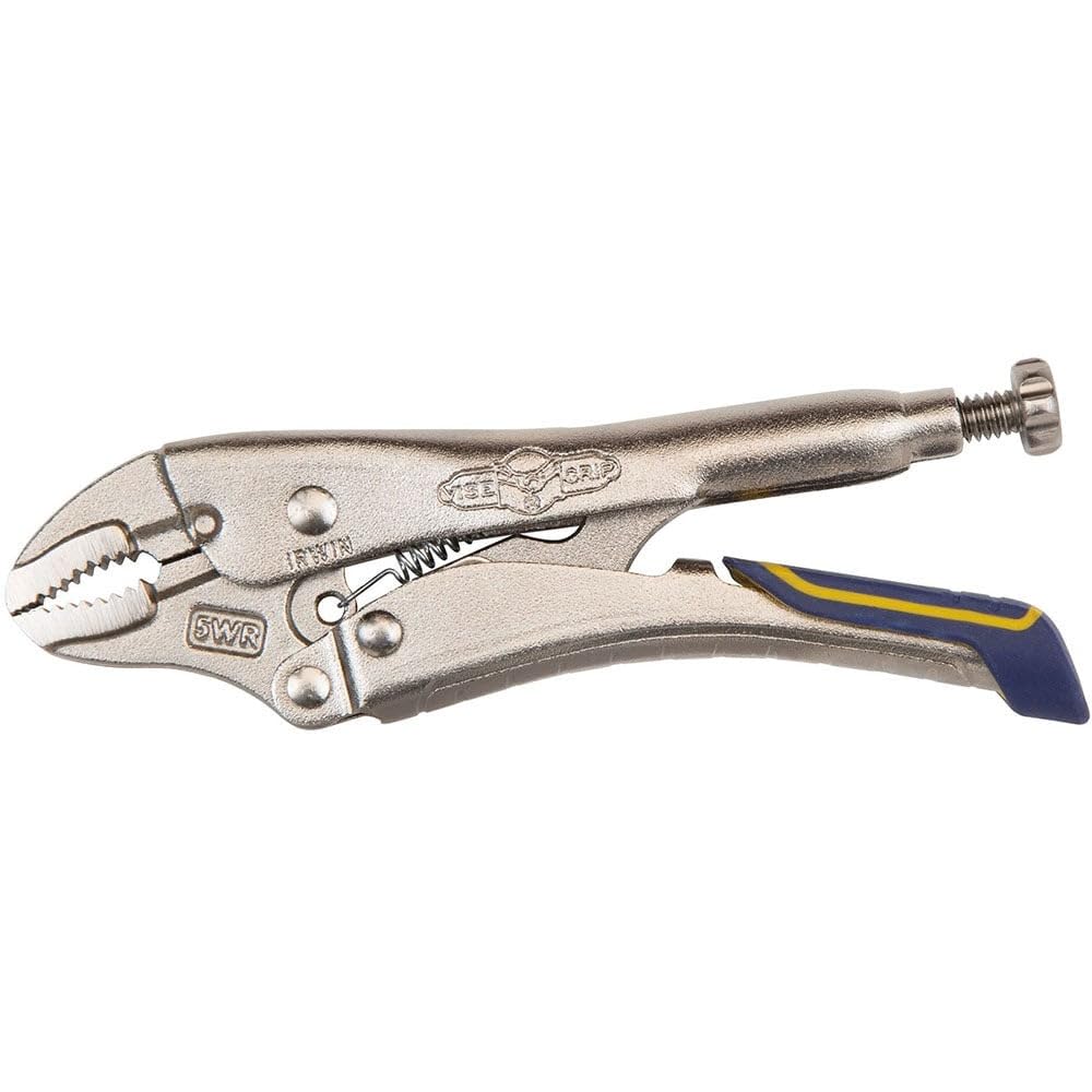 IRWIN Vise-Grip Locking Pliers, Fast Release Curved Jaw with Wire Cutter, 5-Inch (IRHT82581)