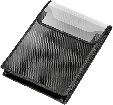 VELOFLEXVELOBAG 1442482 Collection Box File Folder DIN A4 Polypropylene Film 40 mm Filling Height Black Pack of 1