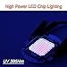 Hontiey High Power LED Chip 50W UV Purple Light 395-400Nm Bulbs 50 Watt Beads DIY Spotlights Floodlight COB Integration Lamp SMD Stage Lights