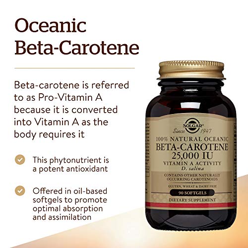 Solgar-Oceanic-Beta-Carotene-25000-IU-90-Softgels-Healthy-Vision-Skin-Immune-System-Potent-Antioxidant-100-Natural-Pro-Vitamin-A-Gluten-Free-Dairy-Free-90-Servings