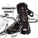 whistlekick Karate Sparring Foot Gear for Karate/Taekwondo Martial Arts Industry Best Warranty - No Toe Strap Stealth, Black (Adult, Medium)