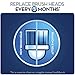 Oral-B Floss Action Replacement Brush Heads for an Oral-B Electric Toothbrush, Pack of 4