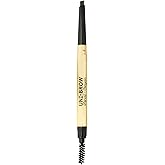 Winky Lux Uni-Brow Eyebrow Pencil, Dual-Ended with Spoolie, Waterproof Brow Definer with Ultra-Fine Tip, Universal Shade for Natural Looking Brows (Brown, Blonde, Taupe)