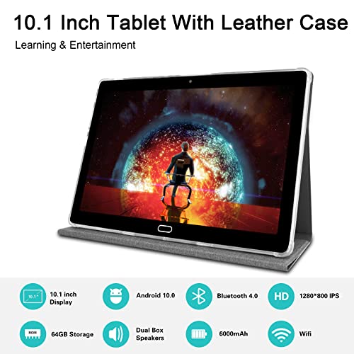 Android Tablet 10 inch,4GB RAM, 64GB Android 10.0 Tablet, 2MP+8MP Dual