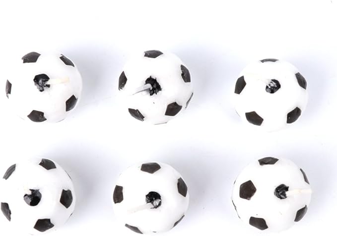 Fournitures De Loisirs Creatifs Decorations Et Accessoires De Fetes Voxloud Com Ballons De Football Pour Anniversaire Fete Et Devise De Fete Decoration Gateaux Gateau Candle Enfants Anniversaire Denfant Theme Football Football Soccer 6 Bougies
