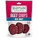 Rhythm Superfoods Cripsy Beet Chips, Salted, Organic and Non-GMO, Vegan/Gluten-Free Superfood Snacks, 1.4 Oz (Pack of 4)