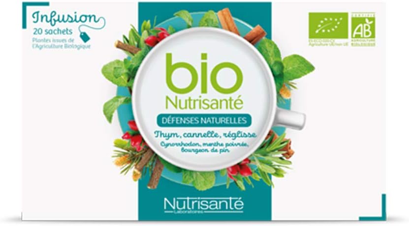 Infusion Bio Nutrisanté Défenses Naturelles 20 sachets