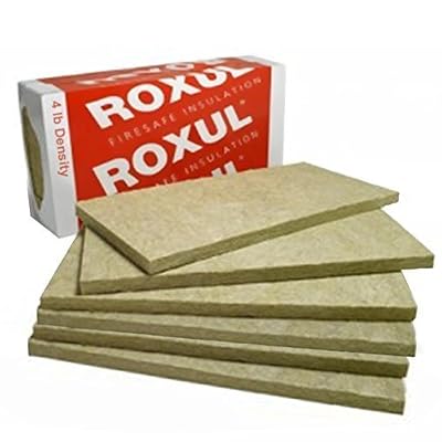 Rockwool Acoustic Mineral Wool Insulation 40LT - 4lb 48x24x2 6pcs