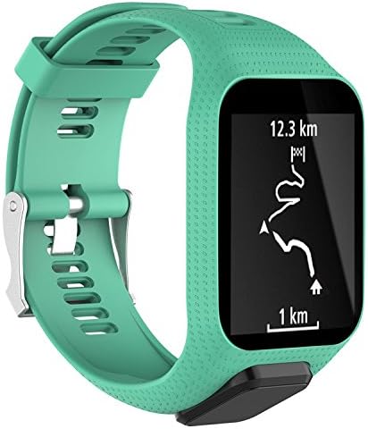 Keweni For Tom Tom Straps Replacement Silicone Watchbands Straps for Tom Tom Adventurer/Tom Tom Golfer 2/ Tom Tom Runner 2/ Tom Tom Runner 3/ Tom Tom spark/Tom Tom spark3
