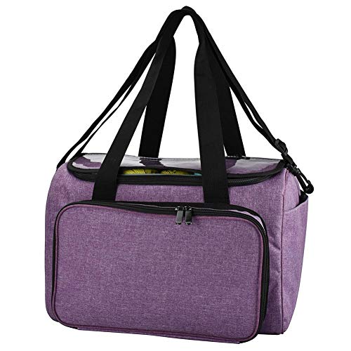 Fancystar Knitting Bag Yarn Storage Tote Bag Nylon Waterproof - Yarn Organizer Crochet Bag with Knitting Accessories Case