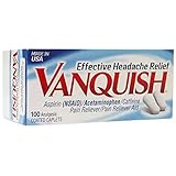 Vanquish Pain Reliever Aid Coated Caplets 100 ea
