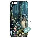 Onelee(TM) - Customized Japanese Anime My Neighbour Totoro Apple iPhone 6 TPU Case Cover - Black 11