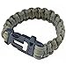 Balight Outdoor Survival Bracelet Cord Paracord Flint Fire Starter Scraper Whistle Gear Kits,Set of 1\2\5\10