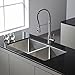 Kraus KPF-1612 Single Lever Pull Down Kitchen Faucet Chrome