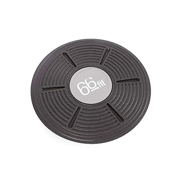 66fit-Wobble-Balance-Board-36cm-Includes-Balance-Training-Ebook-Ankle-Knee-Back-Hip-Exercise-Strength-Training-Black 66fit Wobble Balance Board 36cm - Includes Balance Training Ebook - Ankle Knee Back Hip Exercise Strength Training…