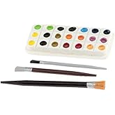 Melody Jane Dollhouse Artists Paint Palette & Brushes Study Hobby Accessory