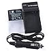 DSTE DMW-BCJ13 Battery + DC57 Travel and Car Charger Adapter for Panasonic Lumix DMC-LX5 LX5GK LX5K LX5W LX7 LX7GK LX7K LX7W Camera as DMW-BCJ13E