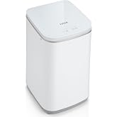 HAVA Portable Washing Machine 0.8 Cu. Ft. Capacity Mini Washer &amp; Spin Dryer | 104 &deg;F &amp; 140 &deg;F Hot Wash Options, Upward Drainage, 8 Automatic Wash Programs, Space Saving for Apartments, Dorms and RVs