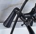 Rozin Deck Mount 2 Holes Bathtub Faucet Oil Rubbed Bronze Dual Handle Mixer Tap with Hand Shower