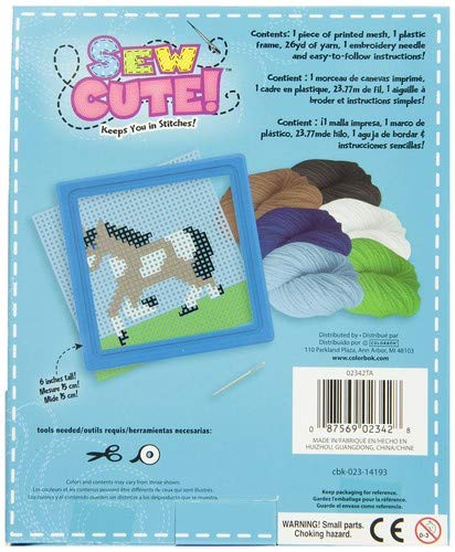 2 Colorbok+Q2342A+Stitch+Needlepoint+6+Inch