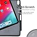 KHOMO iPad Pro 12.9 Inch Case 3rd Generation (Released 2018) with Pen Holder - Dual Black Super Slim Cover - Support Pencil Charging