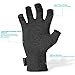 DISUPPO Arthritis Gloves for Women Relieve Pain from Rheumatoid, RSI,Carpal Tunnel, Compression Gloves for Computer Typing, Dailywork, Hands and Joints Pain Relief (Black, Medium)