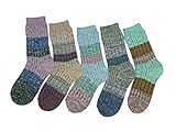 Nanxson(TM) Women's 5 Pairs Soft Comfortable Warm Crew Socks WZW0016