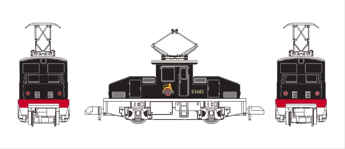 Gaugemaster GM2260201 ES-1 Style Electric Locomotive BR E3682