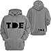 TDE J Cole Hoodie Top Dawg Entertainment Dreamville Records Music Kendrick Sweatshirt Grey