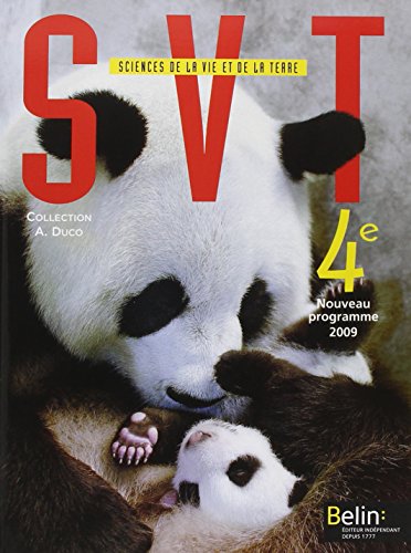SVT, sciences de la vie et de la terre, 4e