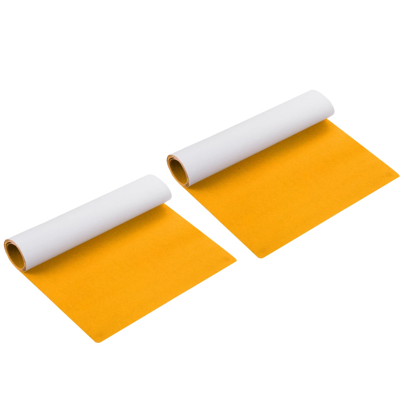 PATIKIL Grip Tape Sheet, 2 Pack Non Slip Tape Waterproof High Traction Grind Sandpaper Grips for Skateboard Skate Scooter Longboard Stair, Yellow