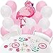 Big Dot of Happiness Pink Flamingo - Party Like a Pineapple - Tropical Summer Confetti and Balloon Party Decorations - Combo Kit