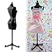 Black 8.8inch Doll Dress Form Clothing Clothes Gown Display Mannequin Model Stand D0C
