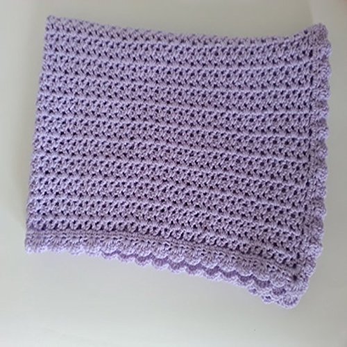 purple baby blanket