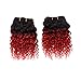 Emmet 2pcs/lot 100g Short Wave 8Inch Brazilian Kinky Curly Human Hair Extension