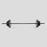 Phoenix Fitness 20kg Adjustable Barbell Set 25mm Knurled Bar Vinyl Plates view 6