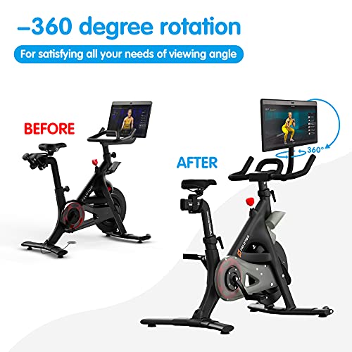 Swivel Mount for Peloton Bike Screens, Aviation Aluminum Pivot for