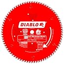 Freud D1080N Diablo 10-Inch 80 Tooth TCG Non-Ferrous Metal and Plastic Cutting Saw Blade with 5/8-Inch Arbor and PermaShield Coating