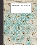 Composition Notebook: Insect Ephemera Bugs Floral College Ruled Notebook Lined School Journal