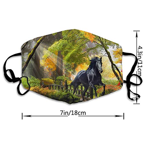 Sam-Uncle Anti Dust Face Mouth Cover Mask Horse Painting Art Anti Pollution Breath Healthy Mask
