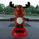 Solar Powered Dancing Toys Swinging Lovely Panda Bobble Dancer Toy Car Decor Gessppo (B)